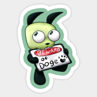 Bewarb of doge Sticker